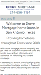 Mobile Screenshot of grovemortgage.com